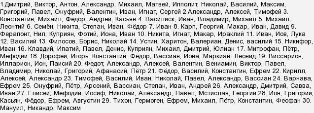 Имена по Святцам для мальчиков в январе: значение, происхождение, святой покровитель. Православные мужские имена в январе по церковному календарю – полный список