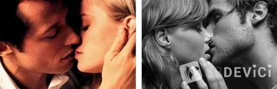 Поцелуй в щечку мужчину